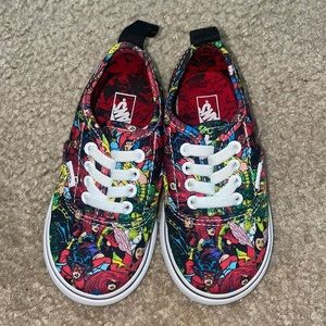 Vans toddler size 6 marvel sneakers